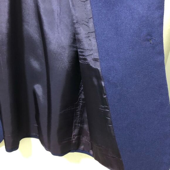 SAVANNAH 100% Wool Blazer Jacket Academia Lined One-Button Sz 12 Petite - Picture 4 of 10